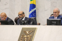 Em audiência pública, o secretário estadual da Fazenda, Renê de Oliveira Garcia Junior, apresenta nesta terça-feira (18),  no Plenário da Assembleia Legislativa, os dados relativos ao cumprimento das metas fiscais do 3º (terceiro) quadrimestre de 2019.  18/02/2020  -  Foto: Geraldo Bubniak/AEN