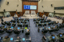 Em audiência pública, o secretário estadual da Fazenda, Renê de Oliveira Garcia Junior, apresenta nesta terça-feira (18),  no Plenário da Assembleia Legislativa, os dados relativos ao cumprimento das metas fiscais do 3º (terceiro) quadrimestre de 2019.  18/02/2020  -  Foto: Geraldo Bubniak/AEN