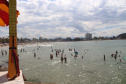 O Litoral do Paraná registrou nesta temporada o menor índice de afogamentos no mar dos últimos cinco anos. Nos primeiros 55 dias do Verão Maior foram registrados três óbitos, número 62,5% menor do que o registrado no mesmo período da temporada anterior, com oito casos.  Foto:SESP