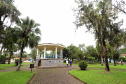 Coreto na praça central de Antonina, litoral do Paraná.Antonina, 18-01-20.Foto: Arnaldo Alves / AEN.