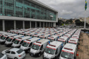 Entrega de Carros e Ambulâncias da SESAEstacionamento Palácio Iguaçu
Foto Gilson Abreu/ANPr
