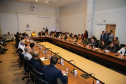O Governador Carlos Massa Ratinho Junior acompanha nesta quarta-feira (4), o balanço das ações e dos atendimentos feitos durante a temporada Verão Maior 2019/2020, no Litoral e no Interior do Estado. Acompanhado do o secretário da Segurança Pública, Romulo Marinho, coordenador do Verão Maior.   Curitiba, 04/03/2020 - Foto: Geraldo Bubniak/AEN