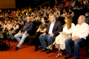 O secretário da Justiça, Família e Trabalho (Ney Leprevost) e a diretora-presidente do Museu Oscar Niemayer, Juliana Vosnika, assinaram nesta quarta-feira (04/03) termo de compromisso para a implantação do programa Piá nas Artes, que vai beneficiar crianças e adolescentes em situação de acolhimento, socioeducação, comunidades indígenas, 
