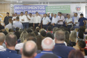 O governador Carlos Massa Ratinho Junior em reunião com prefeitos da AMSULPAR e visita as obras da ponte José Richa
Foto Gilson Abreu/Aen
