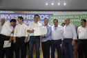 O governador Carlos Massa Ratinho Junior em reunião com prefeitos da AMSULPAR e visita as obras da ponte José Richa
Foto Gilson Abreu/Aen

