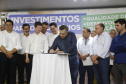 O governador Carlos Massa Ratinho Junior em reunião com prefeitos da AMSULPAR e visita as obras da ponte José Richa
Foto Gilson Abreu/Aen
