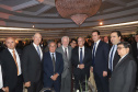 O governador Carlos Massa Ratinho Junior participa da posse de Camilo Turmina, novo presidente da Associação Comercial do Paraná. Presentes: Glaucio Geara, ex-presidente da ACP; os ex-governadores: Mario Pereira; Orlando Pessuti; e Cida Borghetti; vice- governador Darci Piana; o prefeito de Curitiba, Rafael Greca; entre outros.
Curitiba, 05-03-20.
Foto: Arnaldo Alves / AEN.
