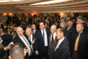O governador Carlos Massa Ratinho Junior participa da posse de Camilo Turmina, novo presidente da Associação Comercial do Paraná. Presentes: Glaucio Geara, ex-presidente da ACP; os ex-governadores: Mario Pereira; Orlando Pessuti; e Cida Borghetti; vice- governador Darci Piana; o prefeito de Curitiba, Rafael Greca; entre outros.
Curitiba, 05-03-20.
Foto: Arnaldo Alves / AEN.
