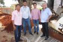  Gorzoni e Amado vistoriam obras da Sanepar em Ourizona. Foto: Sanepar