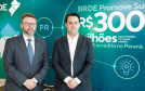 Projetos prioritários para o desenvolvimento do Estado contarão com recursos de R$ 300 milhões do Banco Regional de Desenvolvimento Econômico do Extremo Sul (BRDE). O governador Carlos Massa Ratinho Junior e o diretor de Operações da agência paranaense do BRDE, Wilson Bley Lipski, lançaram nesta terça-feira (17) o Promove Sul, um fundo rotativo permanente para o apoio de projetos em diversas áreas.