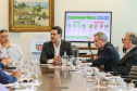 O Governador Carlos Massa Ratinho Junior recebe nesta quinta-feira (19),  representantes do Tribunal de Contas, Ministério Publico, Assembléia Legislativa e secretários de Estado para reunião de efeitos da Pandemia no Estado,  Curitiba, 19/03/2020 - Foto: Geraldo Bubniak/AEN