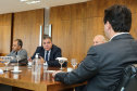 O Governador Carlos Massa Ratinho Junior recebe nesta quinta-feira (19),  representantes do Tribunal de Contas, Ministério Publico, Assembléia Legislativa e secretários de Estado para reunião de efeitos da Pandemia no Estado,  Curitiba, 19/03/2020 - Foto: Geraldo Bubniak/AEN