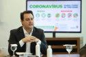 O governador Carlos Massa Ratinho Junior se reuniu nesta sexta-feira (03), no Palácio Iguaçu, com um grupo de infectologistas de alguns dos principais hospitais de referência de Curitiba. O encontro serviu para analisar o momento atual de enfrentamento ao coronavírus no Paraná e alinhar estratégias para as próximas semanas.