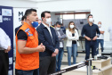 O governador Carlos Massa Ratinho Junior esteve nesta quinta-feira (23) no Hospital Regional Universitário dos Campos Gerais, em Ponta Grossa, e anunciou o repasse de mais de R$ 28 milhões para ações de combate ao novo coronavírus na região.