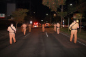 Curitiba, 30 de Abril de 2020. Banda da PMPR faz live pelas ruas da cidade - Soldado Ismael Ponchio.
