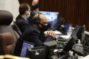 O secretário estadual da Fazenda, Renê de Oliveira Garcia Junior, apresentou nesta quarta-feira (27) na Assembleia Legislativa o balanço do primeiro quadrimestre de 2020 das contas do Estado. Ele alertou para o impacto provocado pela pandemia do novo coronavírus, citou a queda de arrecadação já na casa de R$ 1 bilhão e disse que a Secretaria de Saúde ainda tem 60% de orçamento disponível para investir em cuidados contra a Covid-19.Foto: Dálie Felberg/Alep