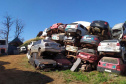 Polícia Civil remove 1,6 mil veículos de pátios em Cascavel. Foto: polícia Civil