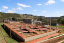 A a obra complementa outra importante ação da Sanepar na cidade, a Estação de Tratamento de Esgoto Sul, cuja capacidade de vazão média saltará de 491 litros por segundo para 545 litros por segundo. O investimento nos dois complexos é de R$ 60 milhões.Foto Gilson Abreu