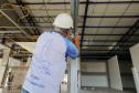 Obras da nova rodoviária de Francisco Beltrao com mais de 6.300 m²,  que contará 12 plataformas para ônibus, além de lojas, guichês, restaurantes, espaço para taxistas e mototaxistas, jardim no centro e salas de espera para os usuários. A construcao do Terminal Rodoviario faz parte do Plano de Apoio ao Desenvolvimento dos Municipios - PAMFoto: Geraldo Bubniak/AEN