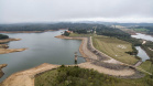  Barragem  depois da estiagem.Foto: Sanepar
