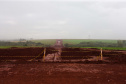 Obras do contorno viário de Palotina que terá extensão de cerca de 16 km e está sendo construído para desviar o trânsito de caminhões do centro da cidade.Foto: Geraldo Bubniak/AEN