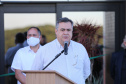 Foi inaugurada nesta quarta-feira (22) a primeira etapa do Cancer Center de Guarapuava, na região central do Estado. O prédio abriga a ala de quimioterapia e o Instituto para a Pesquisa do Câncer (IPEC), um dos maiores centros de pesquisa genômica do País.

 22/07/2020 -  Foto: Geraldo Bubniak/AEN