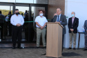 Foi inaugurada nesta quarta-feira (22) a primeira etapa do Cancer Center de Guarapuava, na região central do Estado. O prédio abriga a ala de quimioterapia e o Instituto para a Pesquisa do Câncer (IPEC), um dos maiores centros de pesquisa genômica do País.

 22/07/2020 -  Foto: Geraldo Bubniak/AEN