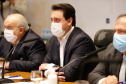 Governador Carlos Massa Ratinho Junior, recebe o ministro interino Eduardo Pazuello.