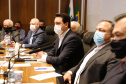 Governador Carlos Massa Ratinho Junior, recebe o ministro interino Eduardo Pazuello.