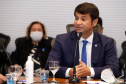Governador Carlos Massa Ratinho Junior, recebe o ministro interino Eduardo Pazuello.