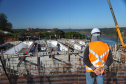 Governador destaca evolução das obras na Ponte da Integração. 