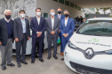 02.09.2020 - O Governo do Estado recebeu nesta quarta-feira (2) dez carros elétricos modelo Zoe, da Renault, como parte do projeto VEM PR.Foto Gilson Abreu
