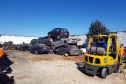 139 veículos são retirados do pátio da Delegacia de Campo Largo
. Foto:SESP
