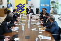O governador Carlos Massa Ratinho Junior assinou nesta quarta-feira (9) o contrato do financiamento de R$ 1,6 bilhão que o Governo do Paraná captou com o Banco do Brasil e a Caixa Econômica Federal.