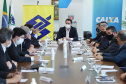 O governador Carlos Massa Ratinho Junior assinou nesta quarta-feira (9) o contrato do financiamento de R$ 1,6 bilhão que o Governo do Paraná captou com o Banco do Brasil e a Caixa Econômica Federal.