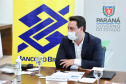 O governador Carlos Massa Ratinho Junior assinou nesta quarta-feira (9) o contrato do financiamento de R$ 1,6 bilhão que o Governo do Paraná captou com o Banco do Brasil e a Caixa Econômica Federal.