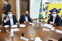 O governador Carlos Massa Ratinho Junior assinou nesta quarta-feira (9) o contrato do financiamento de R$ 1,6 bilhão que o Governo do Paraná captou com o Banco do Brasil e a Caixa Econômica Federal.