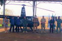 Para intensificar a segurança nas fronteiras, Polícia Civil inaugura base aérea no oeste do Paraná. Foto:SESP
