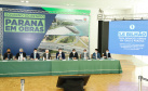 O governador Carlos Massa Ratinho Junior anunciou nesta quarta-feira (16) um programa de obras de infraestrutura que soma R$ 4 bilhões. Os projetos envolvem melhorias e modernização de rodovias, estradas rurais em todas as regiões do Paraná, além de um grande investimento no Litoral do Estado e na segurança pública.