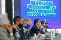 O governador Carlos Massa Ratinho Junior anunciou nesta quarta-feira (16) um programa de obras de infraestrutura que soma R$ 4 bilhões. Os projetos envolvem melhorias e modernização de rodovias, estradas rurais em todas as regiões do Paraná, além de um grande investimento no Litoral do Estado e na segurança pública.Foto Gilson Abreu/AEN