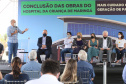 O vice governador Darci Piana e o  secretário de Estado da Saude Beto Preto  assinam o repasse de recursos ao Hospital da Criança para conclusao das obras.   Na foto, o secretario da Saude de Maringa, Jair Biatto. 18/09/2020 -  Foto: Geraldo Bubniak/AEN