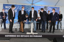 O governador Carlos Massa Ratinho Júnior inaugura nesta terça-feira (22), o novo berço 201, no Porto de Paranaguá. Com investimentos de R$ 201,7 milhões, a ampliação do cais vai aumentar em 140% a capacidade atual de movimentação e autoriza a contratação do projeto para obras de derrocamento submarino do maciço rochoso conhecido como Palanganas. A remoção permitirá o aprofundamento do canal de acesso ao porto em até 14,60 metros. Paranagua, 22/09/2020 - Foto: Geraldo Bubniak/AEN