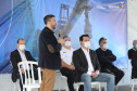 O governador Carlos Massa Ratinho Júnior inaugura nesta terça-feira (22), o novo berço 201, no Porto de Paranaguá. Com investimentos de R$ 201,7 milhões, a ampliação do cais vai aumentar em 140% a capacidade atual de movimentação e autoriza a contratação do projeto para obras de derrocamento submarino do maciço rochoso conhecido como Palanganas. A remoção permitirá o aprofundamento do canal de acesso ao porto em até 14,60 metros. Paranagua, 22/09/2020 - Foto: Geraldo Bubniak/AEN