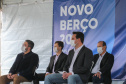 O governador Carlos Massa Ratinho Júnior inaugura nesta terça-feira (22), o novo berço 201, no Porto de Paranaguá. Com investimentos de R$ 201,7 milhões, a ampliação do cais vai aumentar em 140% a capacidade atual de movimentação e autoriza a contratação do projeto para obras de derrocamento submarino do maciço rochoso conhecido como Palanganas. A remoção permitirá o aprofundamento do canal de acesso ao porto em até 14,60 metros. Paranagua, 22/09/2020 - Foto: Geraldo Bubniak/AEN