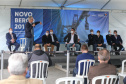 O governador Carlos Massa Ratinho Júnior inaugura nesta terça-feira (22), o novo berço 201, no Porto de Paranaguá. Com investimentos de R$ 201,7 milhões, a ampliação do cais vai aumentar em 140% a capacidade atual de movimentação e autoriza a contratação do projeto para obras de derrocamento submarino do maciço rochoso conhecido como Palanganas. A remoção permitirá o aprofundamento do canal de acesso ao porto em até 14,60 metros. Paranagua, 22/09/2020 - Foto: Geraldo Bubniak/AEN