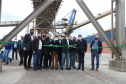 O governador Carlos Massa Ratinho Júnior inaugura nesta terça-feira (22), o novo berço 201, no Porto de Paranaguá. Com investimentos de R$ 201,7 milhões, a ampliação do cais vai aumentar em 140% a capacidade atual de movimentação e autoriza a contratação do projeto para obras de derrocamento submarino do maciço rochoso conhecido como Palanganas. A remoção permitirá o aprofundamento do canal de acesso ao porto em até 14,60 metros. Paranagua, 22/09/2020 - Foto: Geraldo Bubniak/AEN