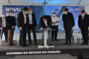 O governador Carlos Massa Ratinho Júnior inaugura nesta terça-feira (22), o novo berço 201, no Porto de Paranaguá. Com investimentos de R$ 201,7 milhões, a ampliação do cais vai aumentar em 140% a capacidade atual de movimentação e autoriza a contratação do projeto para obras de derrocamento submarino do maciço rochoso conhecido como Palanganas. A remoção permitirá o aprofundamento do canal de acesso ao porto em até 14,60 metros. Paranagua, 22/09/2020 - Foto: Geraldo Bubniak/AEN