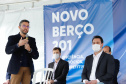 O governador Carlos Massa Ratinho Junior inaugurou nesta terça-feira (21) a obra de ampliação do cais do Porto de Paranaguá, no Litoral do Estado. O berço 201 foi modernizado e o cais de atracação foi prolongado em 100 metros. Os investimentos da empresa pública Portos do Paraná somam R$ 201,7 milhões e vão aumentar em 140% a capacidade atual de movimentação de cargas.