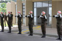 O Governador Carlos Massa Ratinho Junior recebe, nesta quinta-feira (24),  a medalha Exercito Brasileiro no Forte do Pinheirinho.  Curitiba, 24/09/2020. Foto: Geraldo Bubniak/AEN