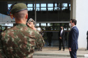 O Governador Carlos Massa Ratinho Junior recebe, nesta quinta-feira (24),  a medalha Exercito Brasileiro no Forte do Pinheirinho.  Curitiba, 24/09/2020. Foto: Geraldo Bubniak/AEN